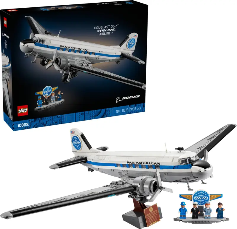 LEGO 11378 Samolot pasażerski Douglas DC-3 PAN AM zdjęcie 4