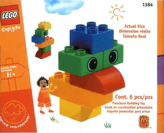 LEGO 1384 Bird (Pre-School Building Toy) (Explore)
