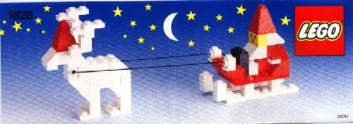 LEGO 1628 Santa on Sleigh with Reindeer