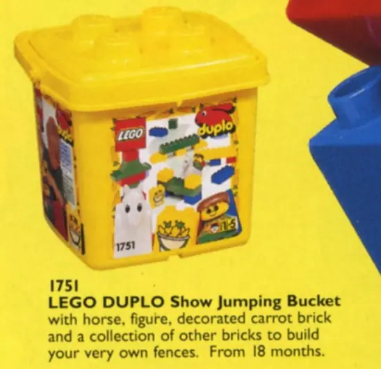 LEGO 1751 Show Jumping Bucket