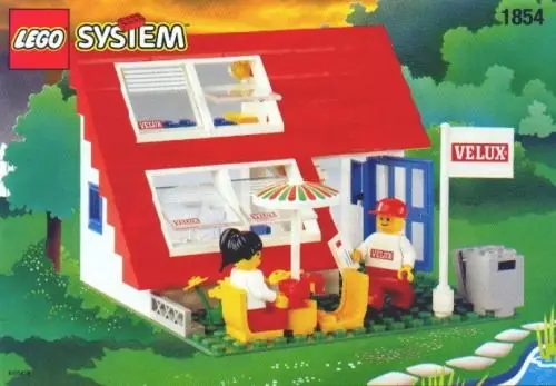 LEGO 1854 House with Roof-Windows