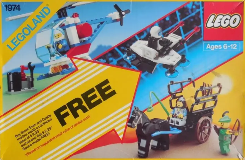 LEGO 1974 Legoland Triple Pack