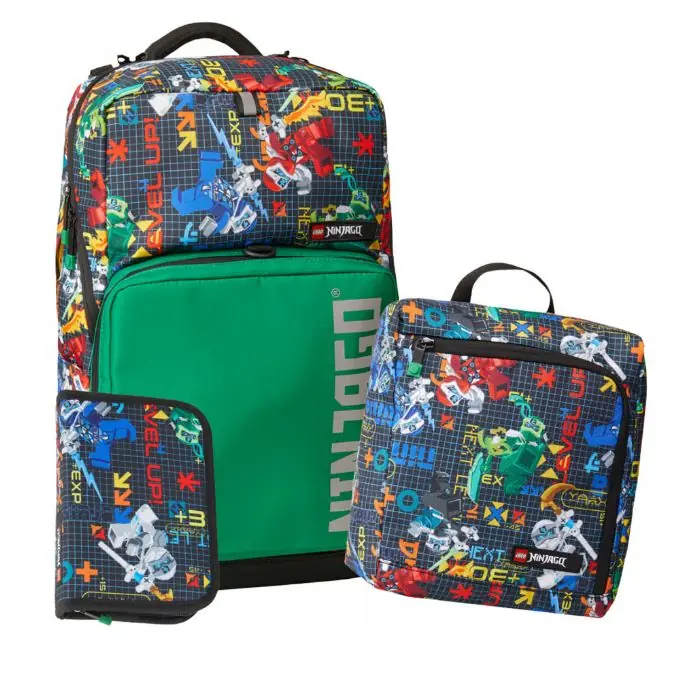LEGO 202282203 Ninjago Prime Empire Backpack with Gym Bag and Pencil Case