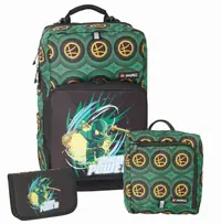 LEGO 202292401 Ninjago Dragon Power Backpack with Gym Bag and Pencil Case