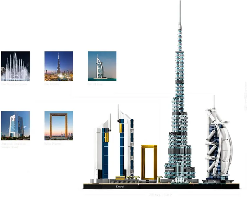 LEGO 21052 Dubaj zdjęcie 4
