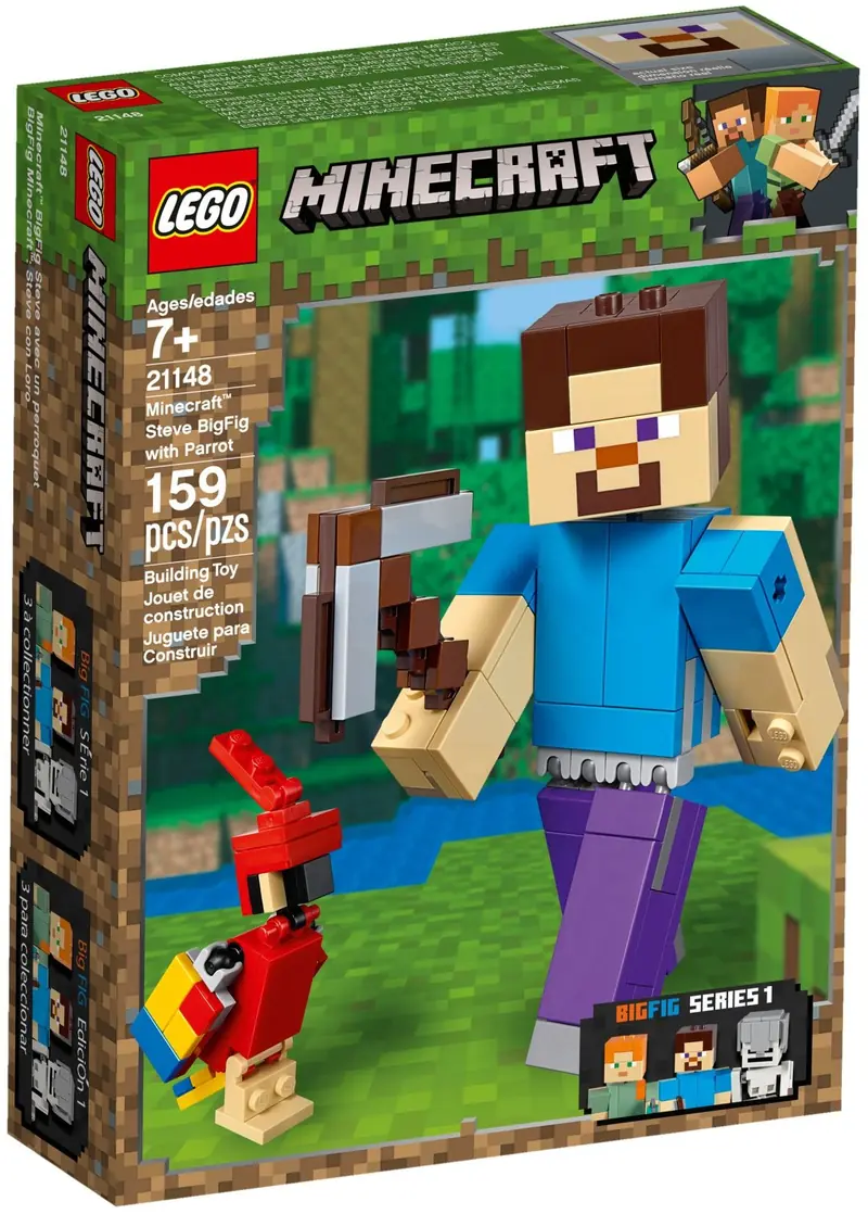 LEGO 21148 BigFig - Steve z papugą zdjęcie 2
