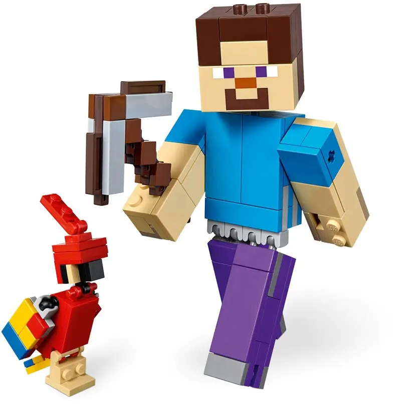 LEGO 21148 BigFig - Steve z papugą zdjęcie 3