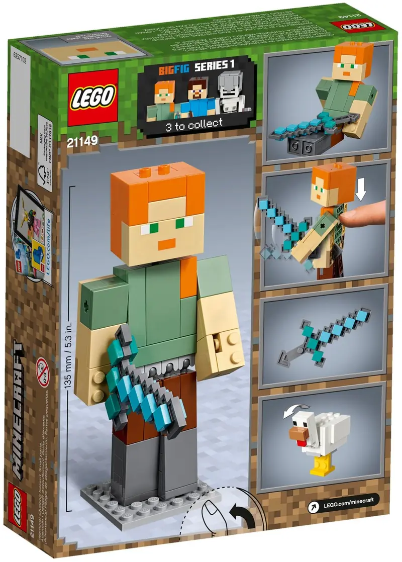 LEGO 21149 BigFig - Alex z kurczakiem zdjęcie 5