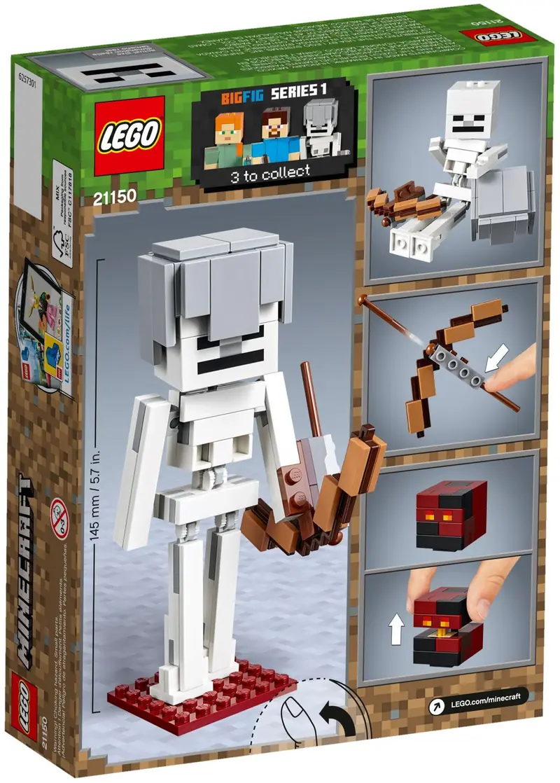 LEGO 21150 BigFig - szkielet z kostką magmy zdjęcie 5