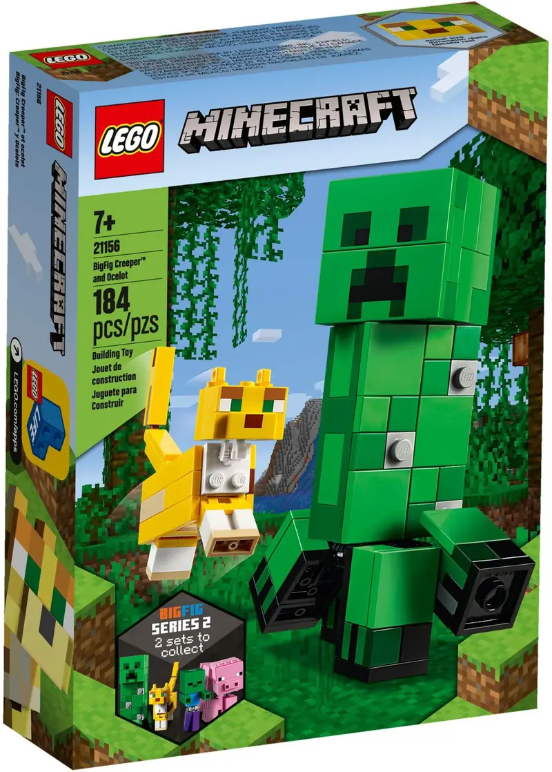 LEGO 21156 BigFig Creeper i Ocelot zdjęcie 2
