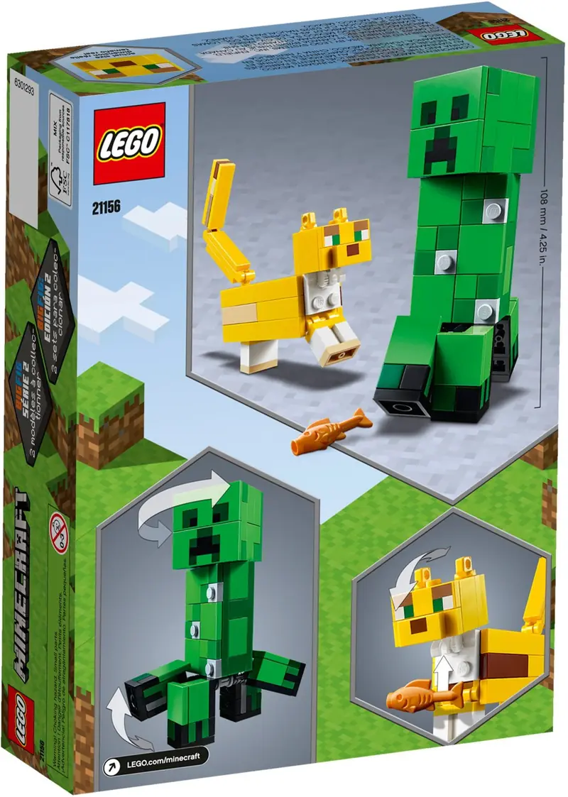 LEGO 21156 BigFig Creeper i Ocelot zdjęcie 5
