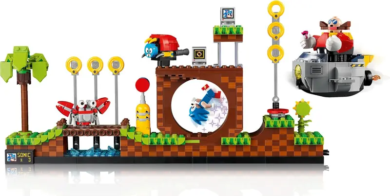 LEGO 21331 Sonic the Hedgehog - Strefa Zielonego Wzgórza zdjęcie 3