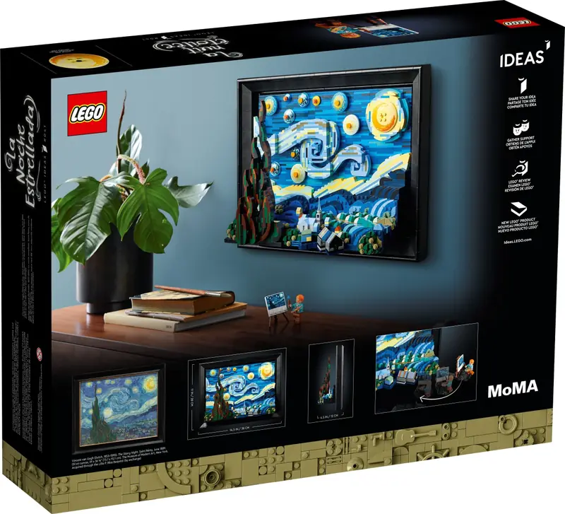 LEGO 21333 „Gwiaździsta noc” Vincenta van Gogha zdjęcie 5