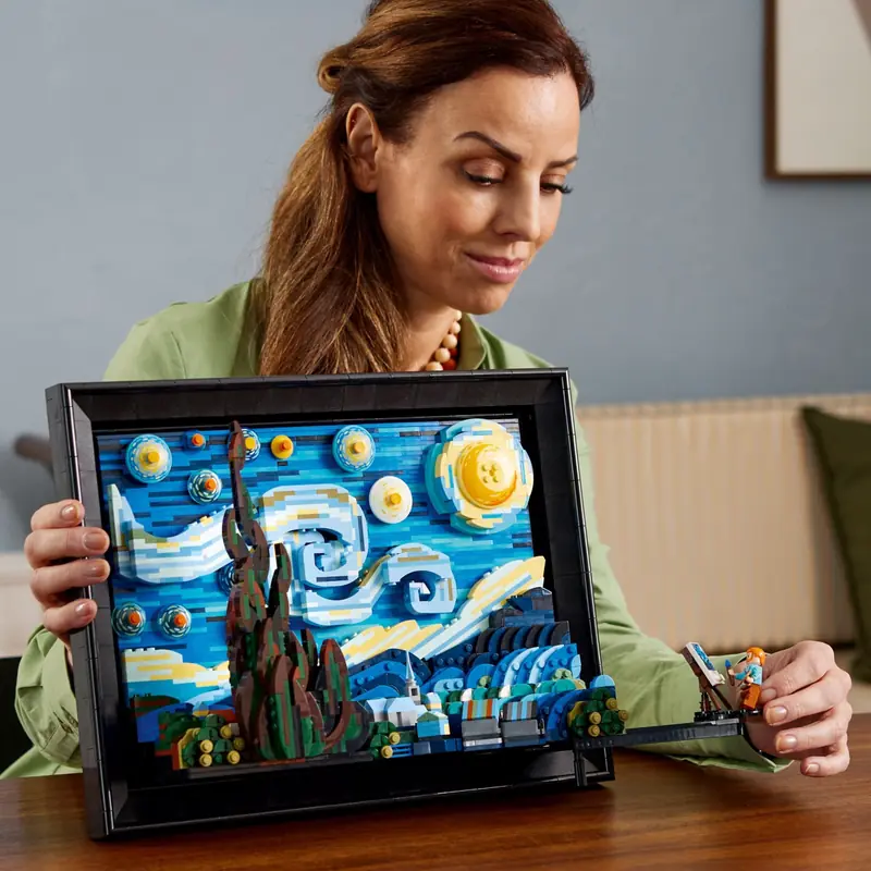 LEGO 21333 „Gwiaździsta noc” Vincenta van Gogha zdjęcie 8