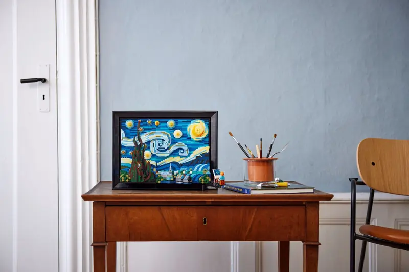 LEGO 21333 „Gwiaździsta noc” Vincenta van Gogha zdjęcie 9