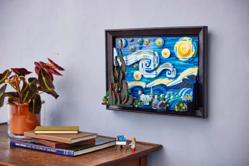 LEGO 21333 „Gwiaździsta noc” Vincenta van Gogha zdjęcie 10