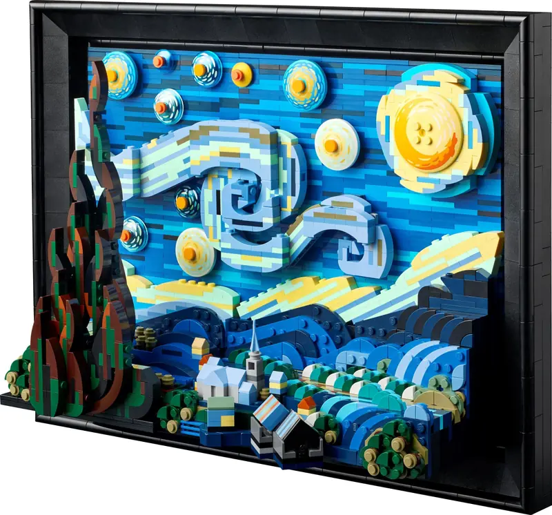 LEGO 21333 „Gwiaździsta noc” Vincenta van Gogha zdjęcie 7