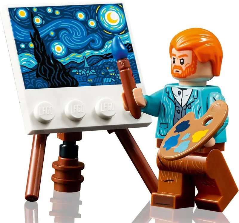 LEGO 21333 „Gwiaździsta noc” Vincenta van Gogha zdjęcie 2