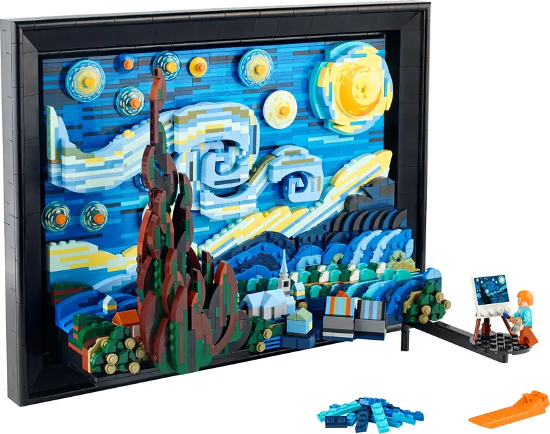 LEGO 21333 „Gwiaździsta noc” Vincenta van Gogha