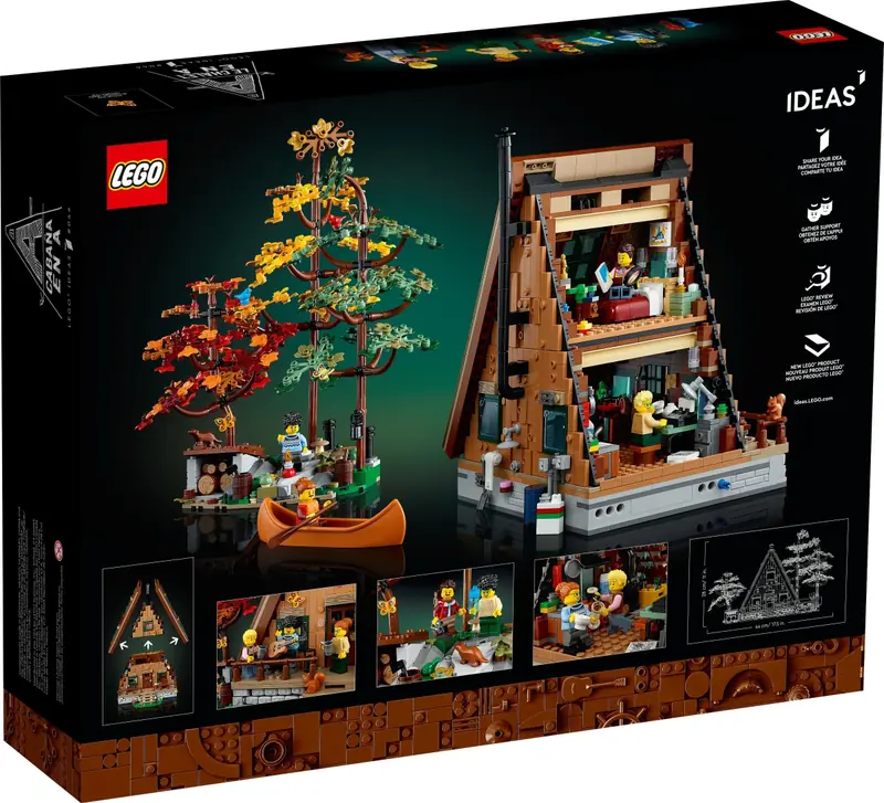 LEGO 21338 Chatka w kształcie litery A zdjęcie 3