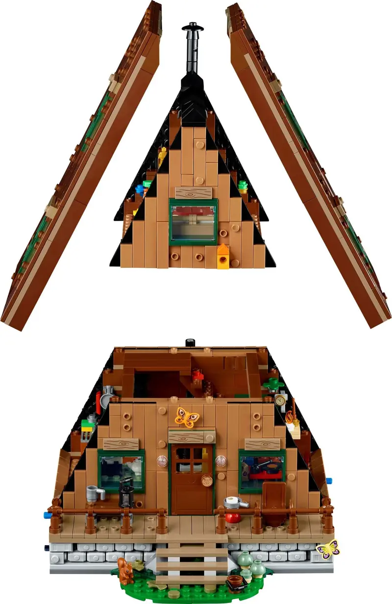 LEGO 21338 Chatka w kształcie litery A zdjęcie 4