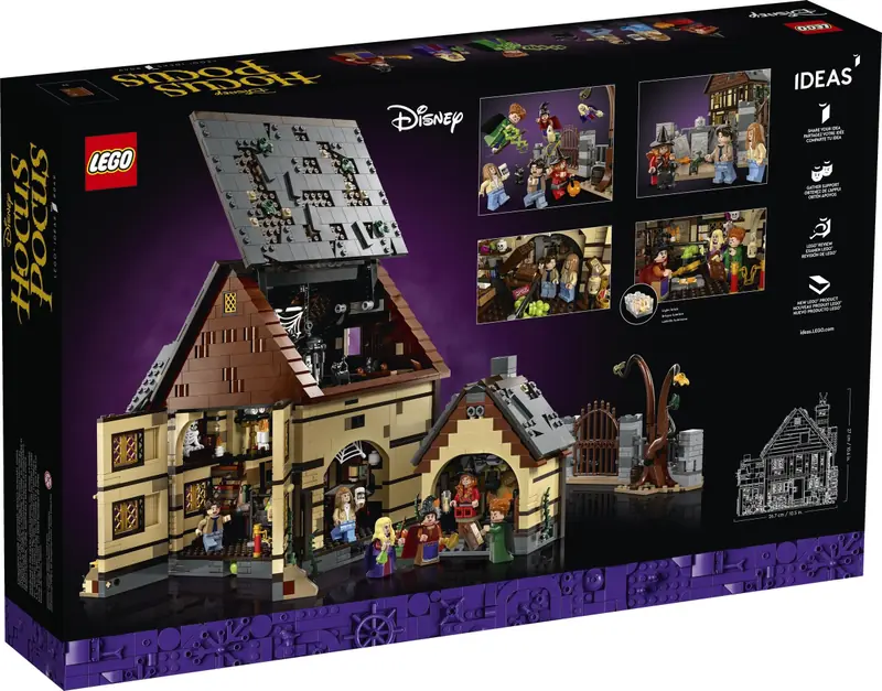 LEGO 21341 Disney Hokus Pokus: Chata sióstr Sanderson zdjęcie 7