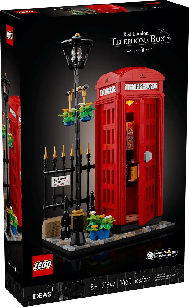 LEGO 21347 Czerwona londyńska budka telefoniczna zdjęcie 2