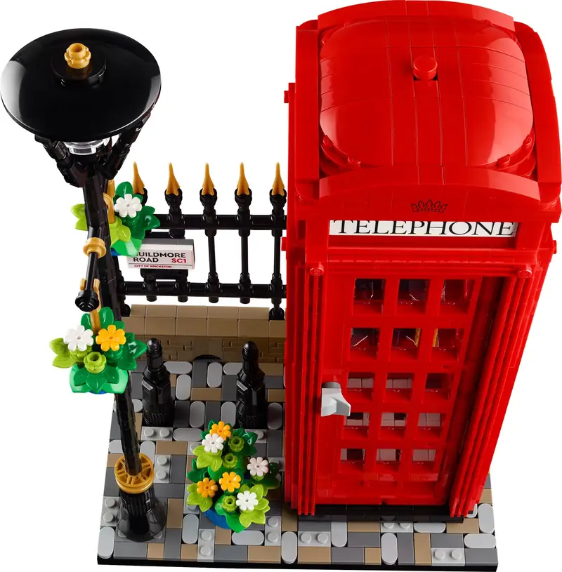 LEGO 21347 Czerwona londyńska budka telefoniczna zdjęcie 3