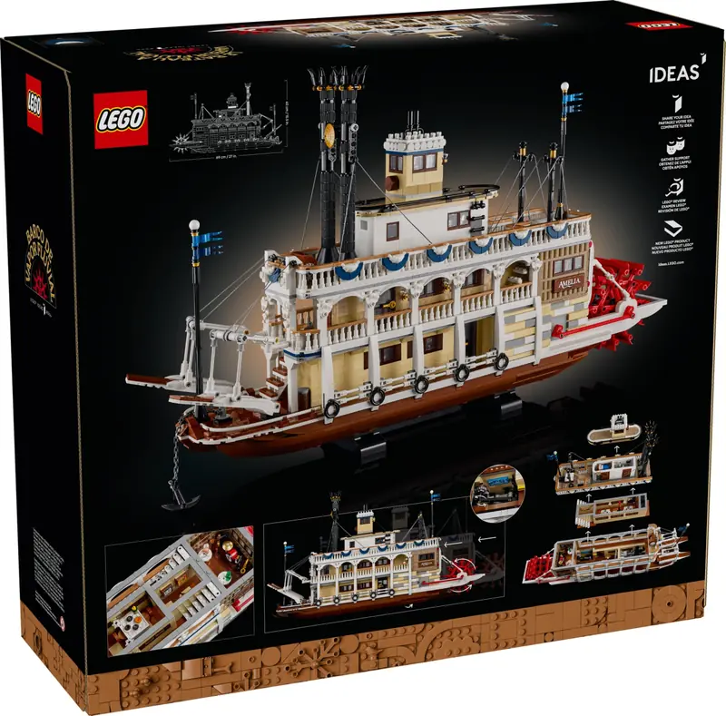 LEGO 21356 Parowiec rzeczny zdjęcie 7