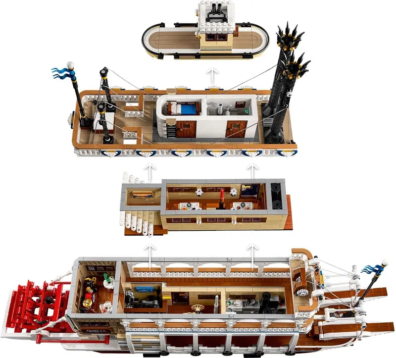 LEGO 21356 Parowiec rzeczny zdjęcie 4