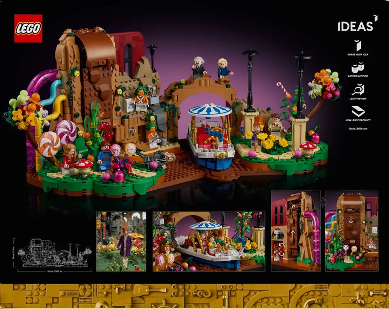 LEGO 21360 Willy Wonka i fabryka czekolady zdjęcie 15