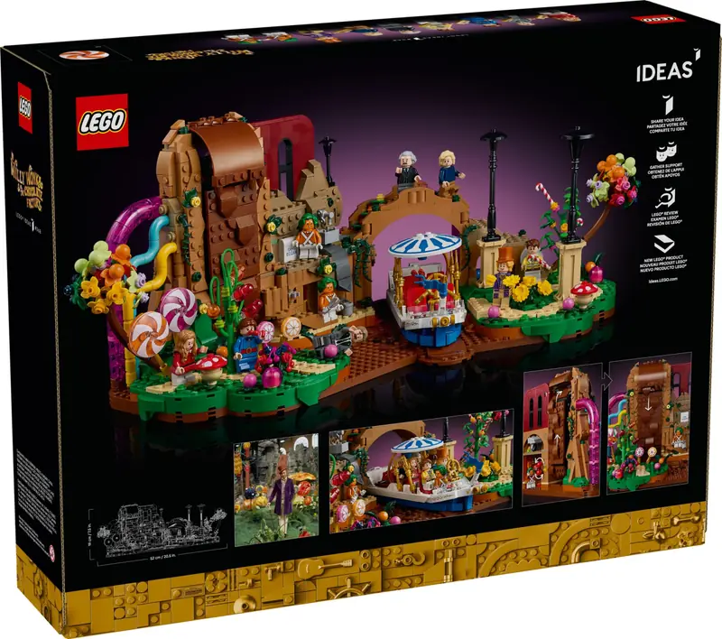 LEGO 21360 Willy Wonka i fabryka czekolady zdjęcie 4