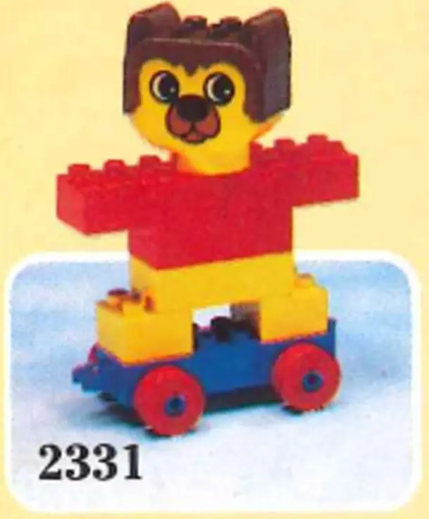 LEGO 2331 Barney, The Skateboard Bear