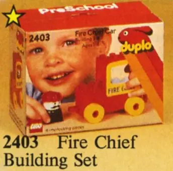 LEGO 2403 Fire Chief Building Set