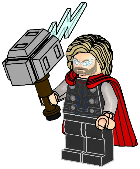 LEGO 242504 Thor z Mjolnirem
