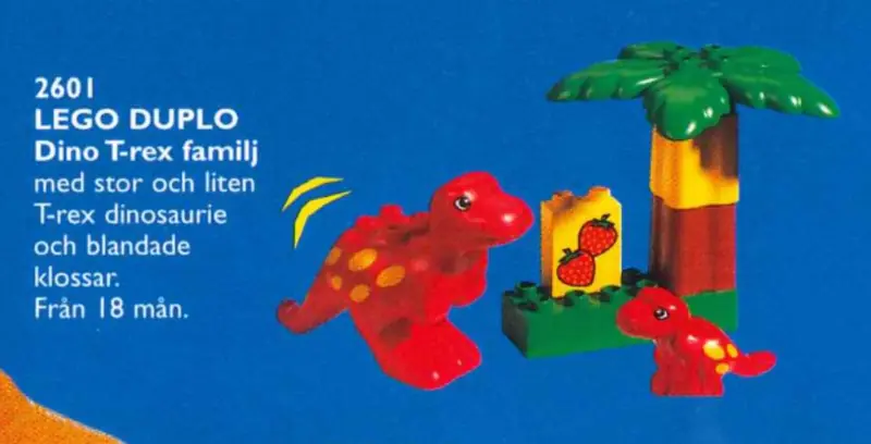 LEGO 2601 T-Rex Dinosaurs (Mother & Baby)