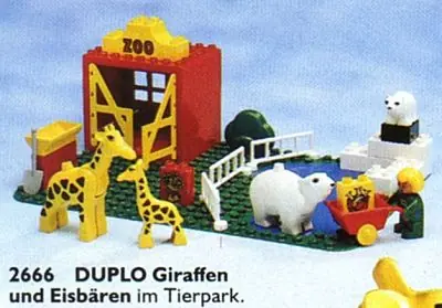 LEGO 2666 Savannah and Polar Animals (Mini Zoo)