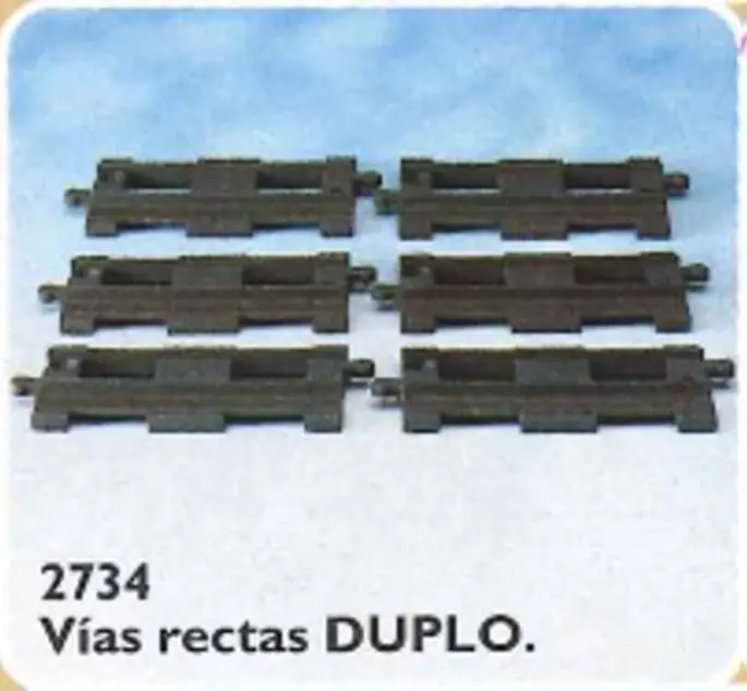 LEGO 2734 Straight Track (Straight Rails)