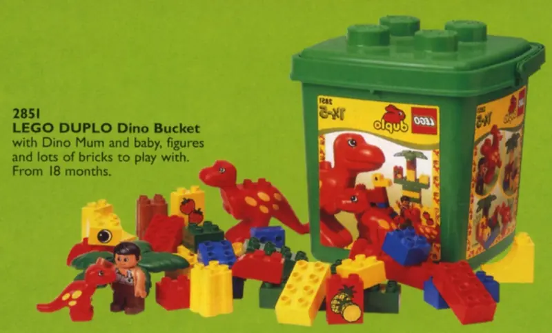 LEGO 2851 Medium Dino Bucket