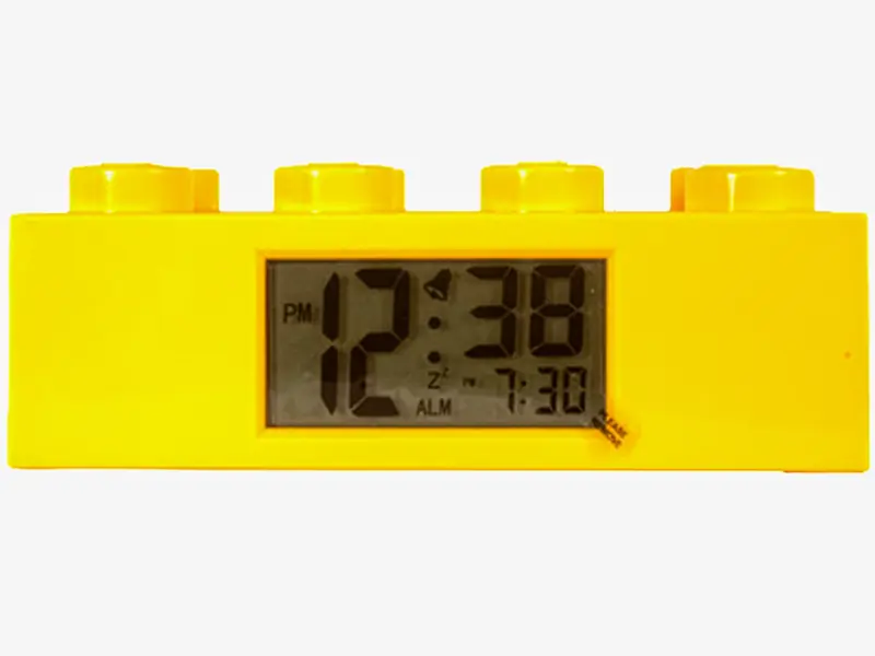 LEGO 2856238 Brick Alarm Clock (Yellow)