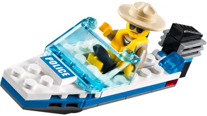 LEGO 30017 Police Boat