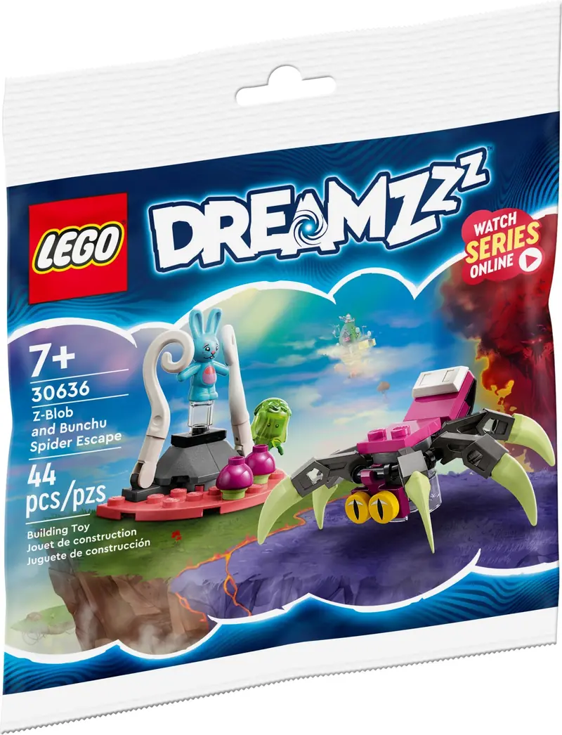 LEGO 30636 Pajęcza ucieczka Z-Bloba i Bunchu zdjęcie 2