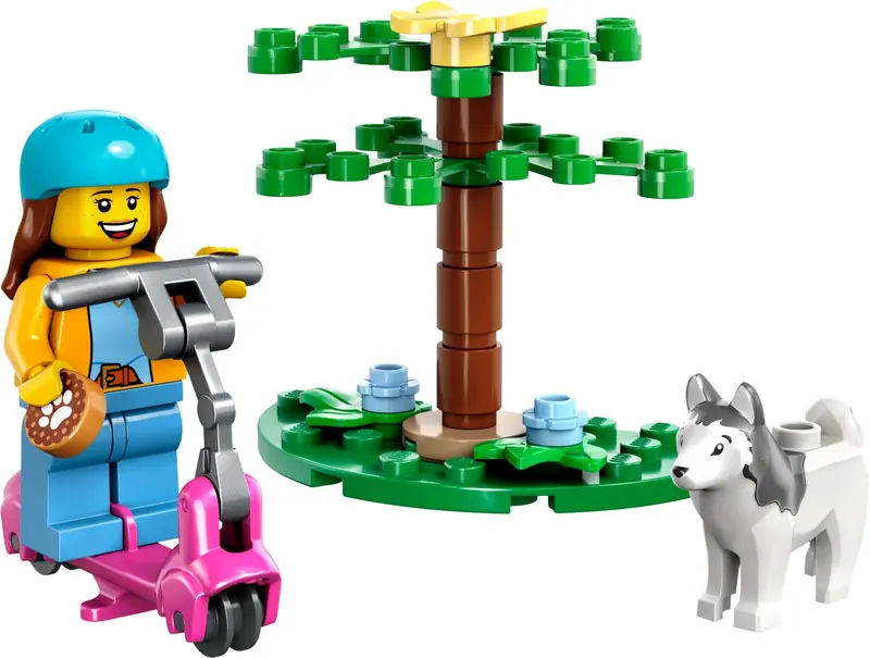 LEGO 30639 Wybieg dla psów i hulajnoga zdjęcie 2