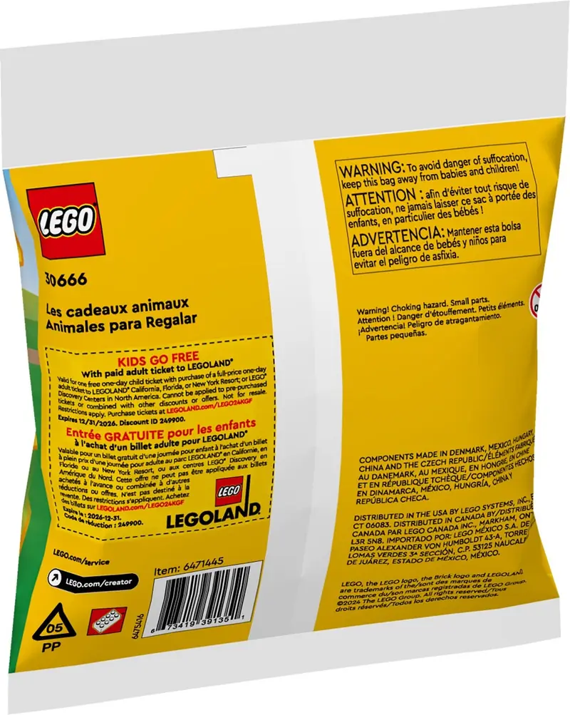 LEGO 30666 Prezentowe zwierzęta zdjęcie 3