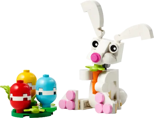 LEGO 30668 Zajączek wielkanocny z kolorowymi pisankami
