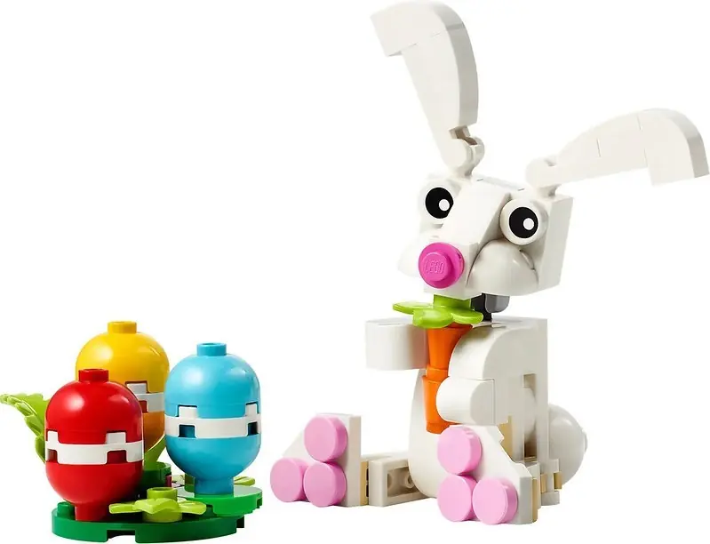 LEGO 30668 Zajączek wielkanocny z kolorowymi pisankami zdjęcie 2