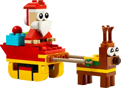 LEGO 30670 Przejażdżka saniami Świętego Mikołaja