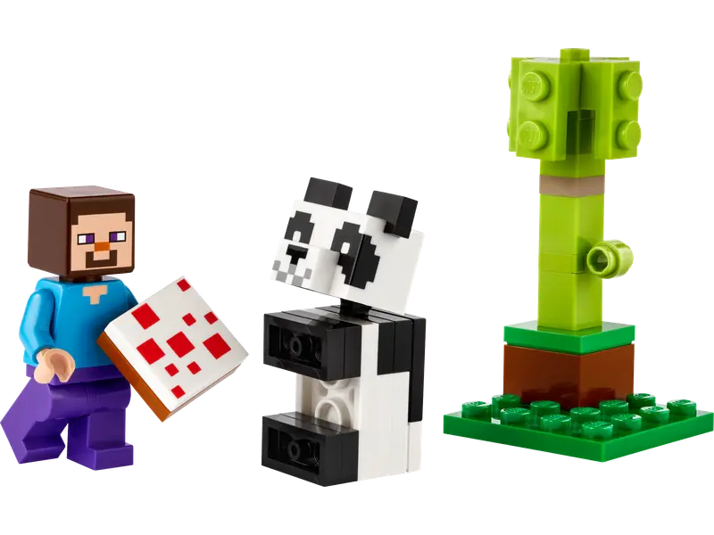 LEGO 30672 Steve i mała panda