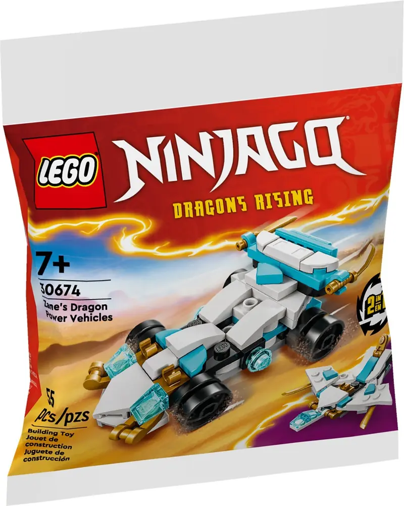 LEGO 30674 Smocza moc Zane’a - pojazdy zdjęcie 2