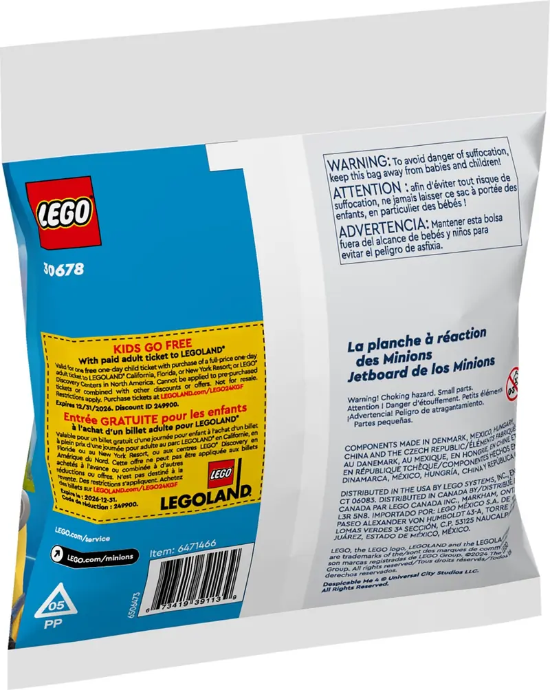 LEGO 30678 Odrzutowa deska minionków zdjęcie 3